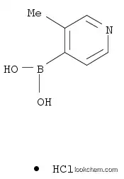 Molecular Structure of 1072952-40-9 (3-PICOLINE-4-BORONIC ACID HCL)